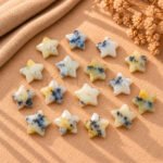 White Howlite Star Faceted Loose Gemstone 10mm