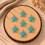 Amazonite Starfish Carved 15mm Pendant