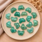 Amazonite Butterfly Carved Gemstone 13mm