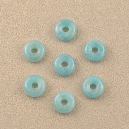 Amazonite Donut Loose Gemstone 15mm