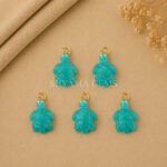 Amazonite Turtle Carved 18mm Gemstone Pendant