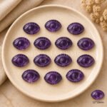 Amethyst Evil Eye Carving 12x10mm