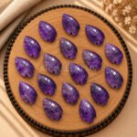 Amethyst Faceted Loose Gemstone 14x10mm