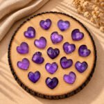 Amethyst Heart Faceted 10mm Gemstone