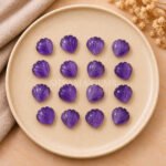 Amethyst Shell Carved Loose Gemstone 12mm