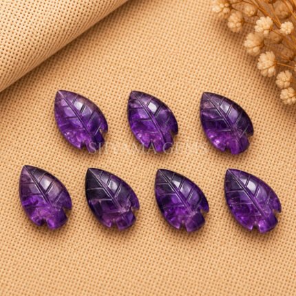 Amethyst Faceted Loose Gemstone 14x10mm
