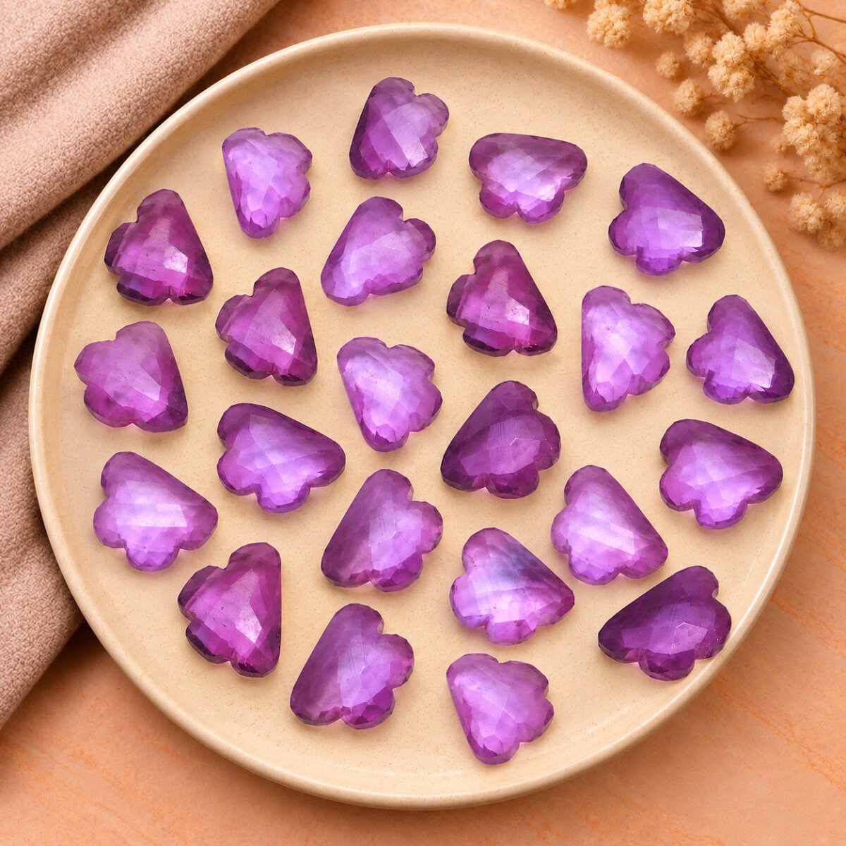 Amethyst Cloud Shape Carved Loose Gemstone 12mm Amethyst Cloud Shape Carved Loose Gemstone 12mm