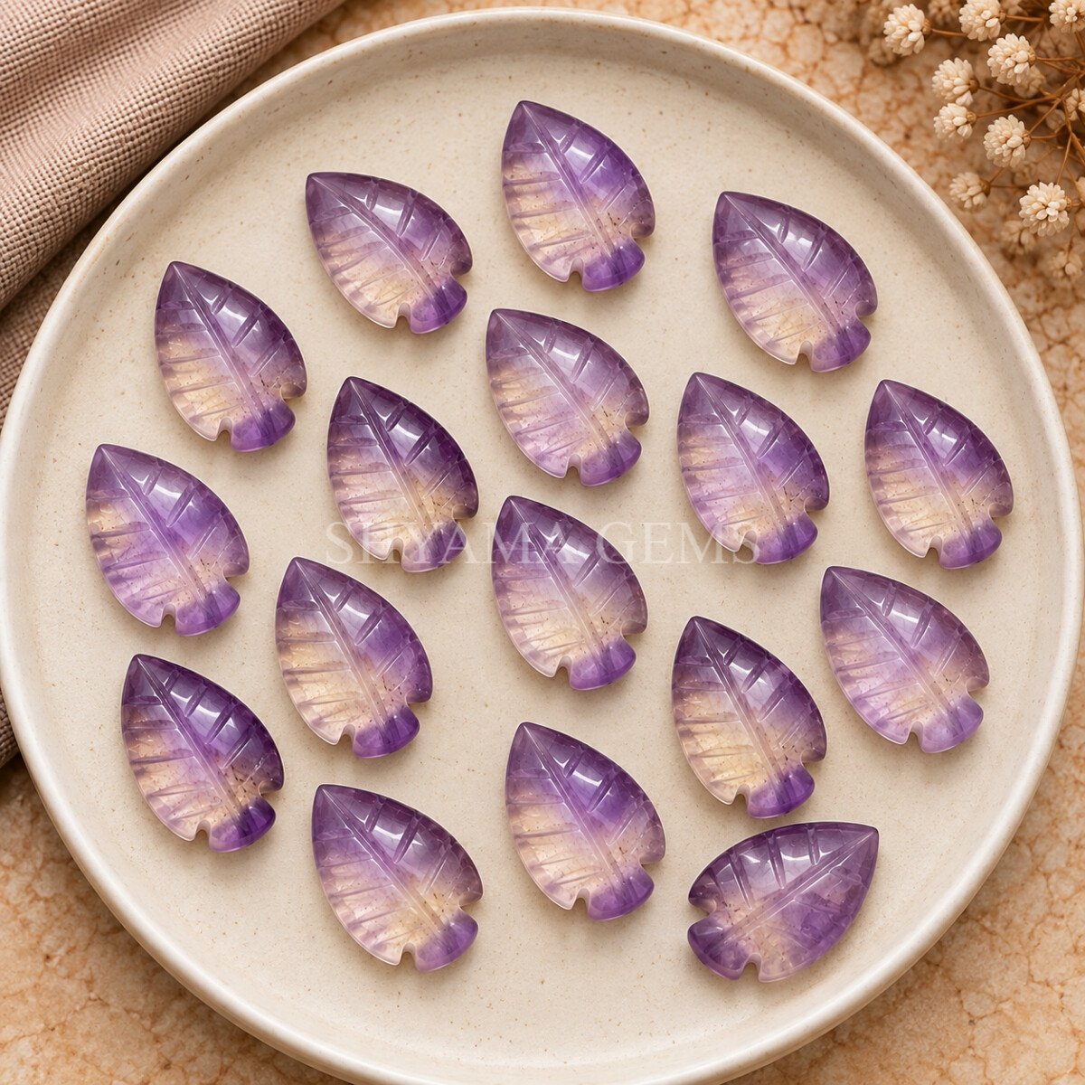 Ametrine Faceted Loose Gemstone 14x10mm Ametrine Faceted Loose Gemstone 14x10mm