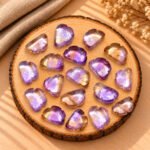 Ametrine Cloud Shape Carved Loose Gemstone 12mm