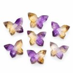 Ametrine Faceted Butterfly Shape Loose Gemstone 14x10mm