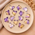 Ametrine Faceted Butterfly Shape Loose Gemstone 14x10mm