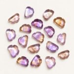 Ametrine Cloud Shape Carved Loose Gemstone 12mm