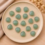 Aquamarine Shell Carved Loose Gemstone 12mm