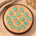 Aquamarine Heart Faceted 10mm Gemstone