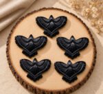 Black Onyx Eagle Carving Gemstone 30mm