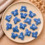 Blue Opal Faceted Butterfly Shape Loose Gemstone 14x10mm