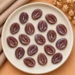 Chocolate Moonstone Cowrie Shell Carved Loose Gemstone 20×15mm