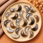 Chocolate Moonstone Faceted Moon Gemstone 17mm