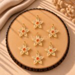Citrine Starfish Carved 15mm Pendant