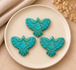 Copper Turquoise Eagle Shape 30mm Loose Gemstone
