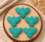 Copper Turquoise Eagle Shape 30mm Loose Gemstone