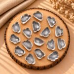 Crystal Quartz Cloud Shape Carved Loose Gemstone 12mm