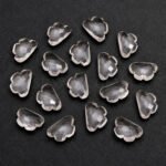 Crystal Quartz Cloud Shape Carved Loose Gemstone 12mm