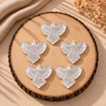 Crystal Quartz Eagle Shape 30mm Loose Gemstone
