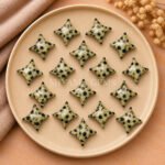 Dalmatian Jasper Carved Ninja Star Loose Gemstone 15mm