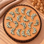 Dalmatian Jasper Faceted Moon Gemstone 17mm