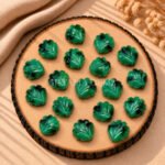 Emerald Carved Shell Gemstone 12mm