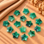 Emerald Quartz Star Faceted Loose Gemstone 10mm