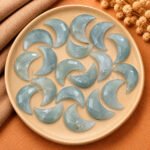 Grey Moonstone Faceted Moon Gemstone 17mm