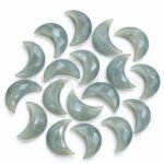 Grey Moonstone Faceted Moon Gemstone 17mm