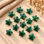 Green Strawberry Quartz Star Faceted Loose Gemstone 10mm