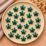 Green Strawberry Quartz Star Faceted Loose Gemstone 10mm