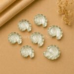 Green Amethyst Shell Snail Nautilus Carved 20mm Gemstone
