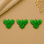 Green Chalcedony Eagle Shape 30mm Loose Gemstone