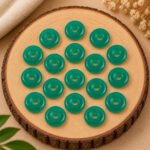 Green Onyx Donut Gemstone 15mm