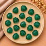 Green Onyx Carved Shell Gemstone 12mm