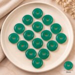 Green Onyx Donut Gemstone 15mm
