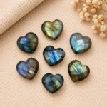 Labradorite Heart Faceted 10mm Loose Gemstone
