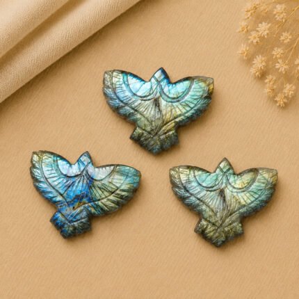 Labradorite Eagle Shape 30mm Loose Gemstone