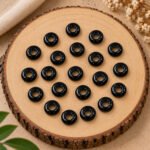 Black Onyx Donut Gemstone 15mm