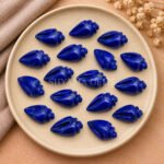 Lapis Lazuli Conch Shell Carved Gemstone 18×10mm