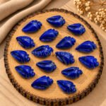 Lapis Lazuli Conch Shell Carved Gemstone 18×10mm