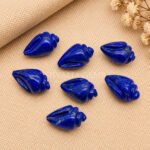 Lapis Lazuli Conch Shell Carved Gemstone 18×10mm