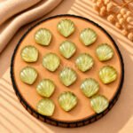 Lemon Quartz Carved Shell Gemstone 12mm