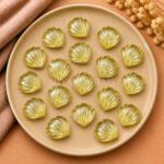 Lemon Quartz Carved Shell Gemstone 12mm