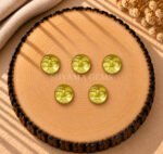 Lemon Quartz Full Moon Face Carved Loose Gemstone 15mm
